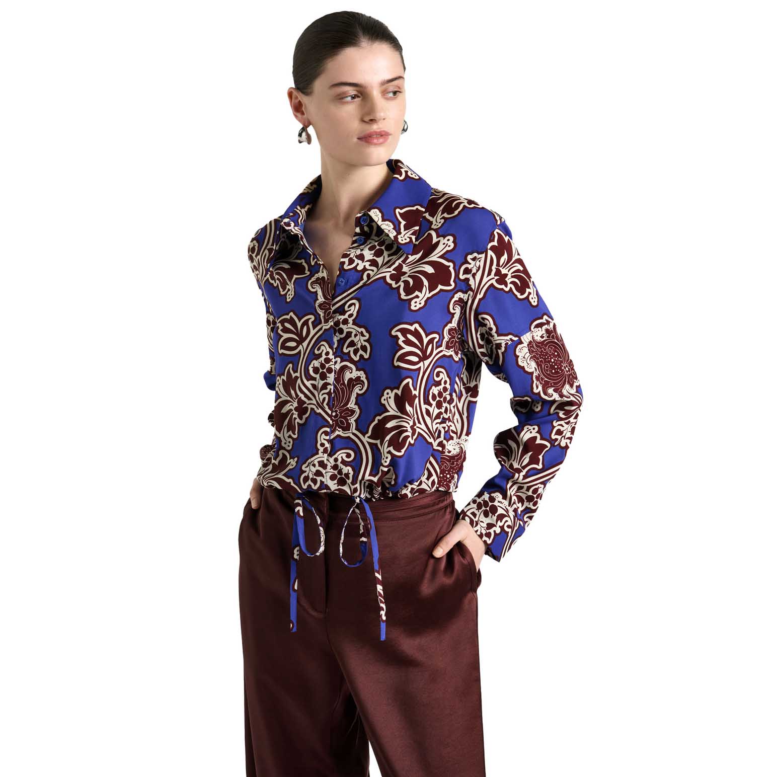 Cue Oasis Serenade Drawstring Top